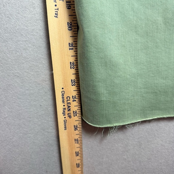 Eunina Women’s Dawn Super High Rise Wide Leg Crop in Green Olive size 27 - Picture 8 of 11